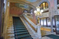 BARCELONA, SPAIN - APRIL 28: Interior of the Palace of Catalan Music on April 28, 2016 in Barcelona, Spain Royalty Free Stock Photo