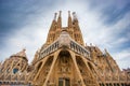 BARCELONA, SPAIN - 25 April 2016: La Sagrada Familia - cathedral