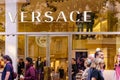 Barcelona, Spain-April 29, 2023. Versace, Italian fashion house, based in Milan, Lombardy. Founded by Gianni Versace in 1978 and