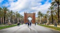 Arco de Triunfo in Barcelona, Spain