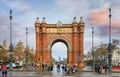 Arco de Triunfo in Barcelona, Spain