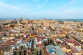 Barcelona from Santa Maria del Pi church, Spain