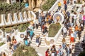 Guell park in Barcelona Royalty Free Stock Photo