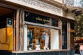 Barcelona, Spain-August 18, 2022. logo and facade of Isabel Marant, French fashion house founded in 1994. Formerly twen