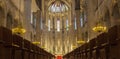 Central nave of Gothic Basilica of Santa Maria del Mar, Barcelona