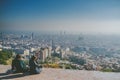 Viw from Bunkers del Carmel panorama, Barcelona