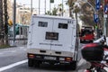 Armored truck of Loomis in Barcelona, Spain