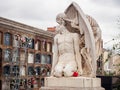 Kiss of death statue, Barcelona Royalty Free Stock Photo