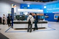 Barcelona , Spain - February 28 2023: Mobile world congress 2023 in Barcelona. Booth or stand of Intel Corporation