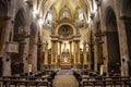 Barcelona, Spain - Interior of the Basilica dels Sants Martirs Just i Pastor church, Barcelona, Catalonia, Spain