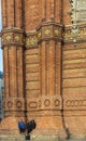 The Arc de Triomphe, built by architect Josep Vilaseca of red brick in neo-Mauritanian style.