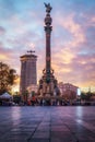 BARCELONA, SPAIN - JANUARY 10, 2017: Monument of Columbus.