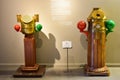Old binnacle at the Maritime Museum of Barcelona, Spain Royalty Free Stock Photo