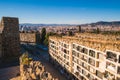 Barcelona, Spain - January 6th 2019: Montjuic Cemetery view