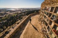 Barcelona, Spain - January 6th 2019: Montjuic Cemetery view