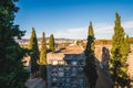 Barcelona, Spain - January 6th 2019: Montjuic Cemetery view