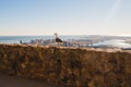 Barcelona, Spain - January 6th 2019: Montjuic Cemetery view