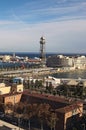 BARCELONA, SPAIN. JANUARY 02, 2016 - View of the old port of Bar