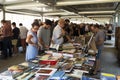 Sant Antoni secondhand book market in Barcelona Royalty Free Stock Photo