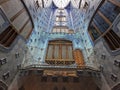 BARCELONA, SPAIN - JULY 13 2023: The house Casa Batllo (interior) designed by Antoni Gaudi