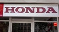 Logo of Honda Motor, a Japanese company that manufactures automobiles, and motorcycles. Royalty Free Stock Photo