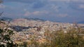 Barcelona, Spain, June 2012: cityscape from Parc Guell.