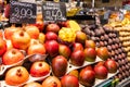 People Shopping For Healthy Fresh Fruits And Vegetables For Sale In Fruit Market Royalty Free Stock Photo