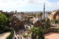 BARCELONA SPAIN - JUNE 10, 2013: Top of the entrance house from