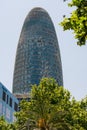 Torre Glories Agbar is a 38-story skyscraper