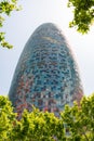 Torre Glories Agbar is a 38-story skyscraper in Barcelona