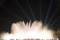 Barcelona Spain: the Magic Fountain Royalty Free Stock Photo