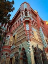 Casa Vicens. Low angle view of the exterior