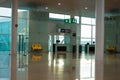 Barcelona, Spain - March 04, 2019 - Departure lounge in Aeroport del Prat - Barcelona Royalty Free Stock Photo