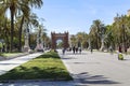 Boulevard Luis Companis and the Arc de Triomphe, Barcelona