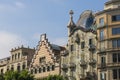 Casa Batllo and Casa Ametller, famous modernist architecture of