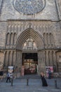 Santa Maria del Pi Church in Barcelona, Spain Royalty Free Stock Photo