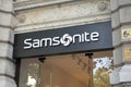 Samsonite store sign