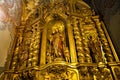BARCELONA, SPAIN - MAY 16, 2017: Sculpture of the Jesus Christ in the Niche as details interior of the catholic Church of Our Lady