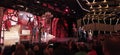 Barcelona, Spain - May 25, 2023: The show at theater at cruise liner or ship on board cruise ship or flagship of MSC