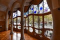 Barcelona, Spain - Noble Room in the Casa Batllo by Gaudi, Passeig de Gracia, Barcelona, Catalunya, Spain