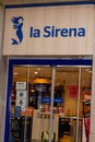 BARCELONA., SPAIN - Nov 14, 2020: Frozen food shop the siren, Barcelona