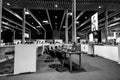 Training zone with notebooks on tables at SAP TechEd 2015