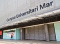 Campus universitari Mar in Barcelona, Spain Royalty Free Stock Photo