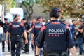 Mossos de Escuadra Catalan Police Royalty Free Stock Photo