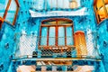 BARCELONA, SPAIN - SEPT 04, 2014: Interior and inner chambers Gaudi`s creation-house Casa Batlo. The building that is now Casa