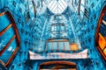 Interior and inner chambers Gaudi\'s creation-house Casa Batlo. The building that is now Casa Royalty Free Stock Photo