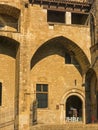 Barcelona: medieval Palau Reial Royal Palace in catalan at Pla