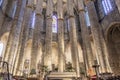 Barcelona, Spain - September 21, 2021: The church of Santa MarÃÂ­a del Mar is a minor basilica located in the city of Barcelona, Royalty Free Stock Photo