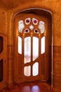 Barcelona, Spain - September 19, 2021: Door inside Casa Batllo in Barcelona, the building was designed by Antoni GaudÃÂ­, and is Royalty Free Stock Photo