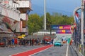 Old Touring Cars support race in the pitlane